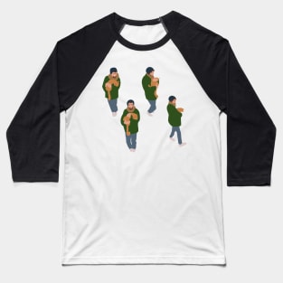 Cat Dance Baseball T-Shirt